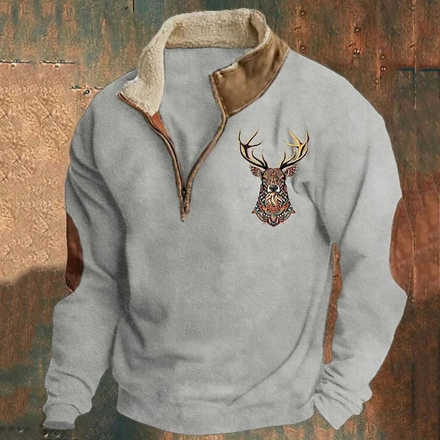 Lukas | Stijlvolle quarter-zip trui