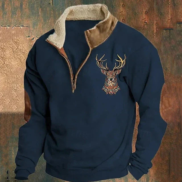 Lukas | Stijlvolle quarter-zip trui